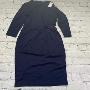 Jmc Laughlin Women's Sia Dress Solid Navy